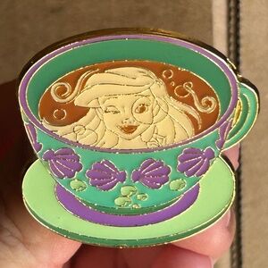 Loungefly Little Mermaid Ariel Teacup Pin Disney Princess